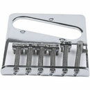 Tele Style Single Coil Guitar Bridge with 6 Barrel Saddles for Telecaster