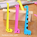 Giraffe Ruler Student Prizes  School Supplies Stationery Cartoon Ruler Of 15 Cm