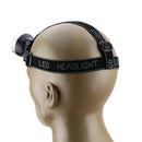 Waterproof Super Bright COB LED Headlamp 2 Mode Head Light Lamp Flashlight