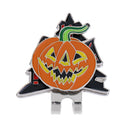 Halloween Pumpkin Magnetic Hat Clip Golf Ball Marker for Golf Cap Visor