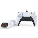 Dual Controller Charger Dock Stand for SONY PS5 LED Power Station Cradle  A