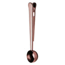 Tea Coffee Measuring Cup Scoop with Portable Bag Clip Kitchen Supplies(D) A
