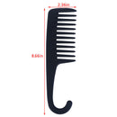 Hook Handle Anti Static Detangling Accessories Wide Tooth Hair Comb Styling 3C