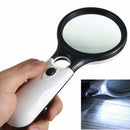 3LED Light 45X Handheld Magnifier Reading Magnifying Glass Lens Jewelry Lo Nw