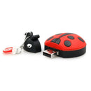 Usb 2.0 Flash Drive Cute Animal Ladybug Shape Pen Drive Memory Stick Thumb  J2U1