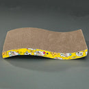 Scratching Board For Cat With Catnip S Type 41x20.5x4cm K1J6