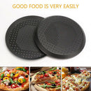 Pizza Baking Pan, Nonstick Pizza Pan With Holes,Steel Round Crispy Crust Pi