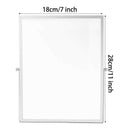Magnetic Dry Erase Board with Stand for Desktop Double Sided White Board Pl