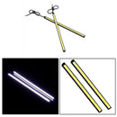 2x Bright COB White Car LED Lights for DRL Fog Driving Lamp Waterproof 12V