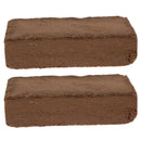 2Pcs Reptile Lizard Tree Frog Spider Centipede Coconut Shell Powder Bedding