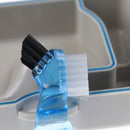 Denture False Teeth Storage Box Case With Mirror & Clean Brush Dental Applia BX