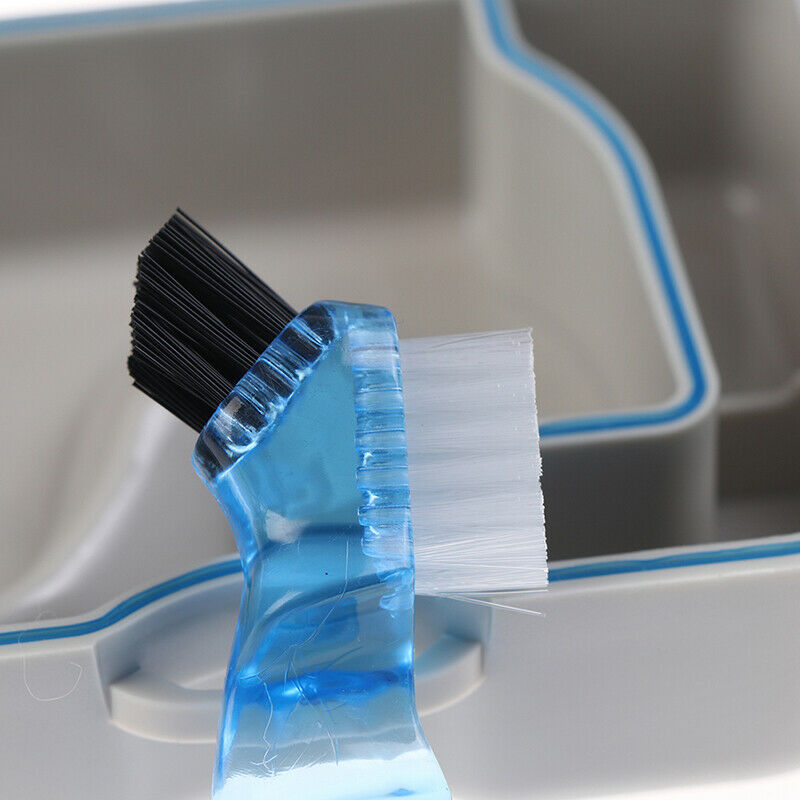 Denture False Teeth Storage Box Case With Mirror & Clean Brush Dental Applia BX