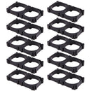 10pcs/lot 32650 2x Battery Holder Bracket Cell Safety Anti Vibration Plasti