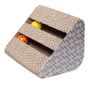 Cat Scratch Board Wedge Shaped Corrugated Cardboard Natural Cat Scratching