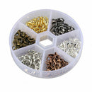 1 Box 120PCS 6 Color Zinc Alloy Lobster Claw Clasps (12x7mm) F8S5