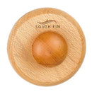 2 Pieces Natural Round Body Brush Keratin Calluses Remover Scrubbing Brush