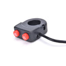 7/8'' 22mm Motorcycle Bike Handlebar On Off Button Head Spot Fog Light Swi-D Gw