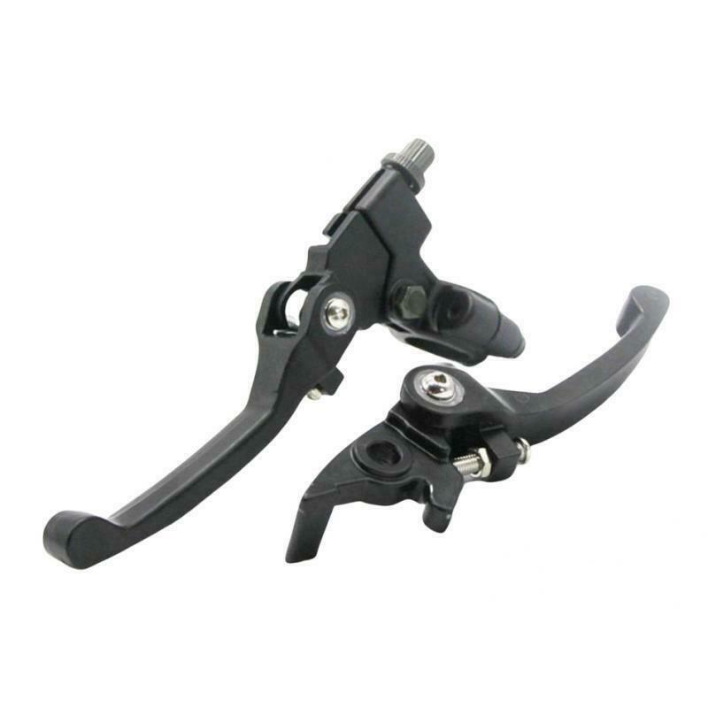 Clutch & Brake Handle Levers for Dirt Bike Motorbike Handle Bar Black