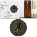 Chinese Furniture Brass Hardware Latch Cabinet Face Copper Door Pull Handle T4B9
