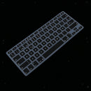 Spanish Phonetic Keyboard Protective Film Cover For 13 Inch Macbook - Black