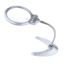 Flex LED Light Magnifier Dome for Reading, Hobbies, Task Crafts or Workbench