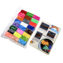 Mixed Colour 24 Soft Sculpey Oven Bake Polymer Clay Modelling Moulding Bloc Q4F9