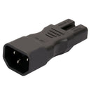 IEC320-C14 To IEC 320 C15 Socket Clover Power Cord Power Cable Adapter For