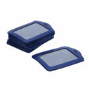 10Pcs PU Leather Pocket ID Card Pass Badge Holders Case With Neck Strap Lan Q6Q4