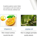 Eyebrow Styling Pencil Waterproof Transparent Eyebrows Wax Pen +SharpenerBX