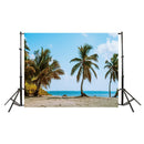 Beach Coconut Trees Photoshoot Background Cloth Backdrop Photography Props A