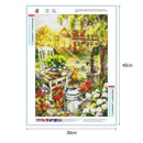 5D DIY Full Drill Diamond Painting Sunshine Garden Cross Stitch Embroidery