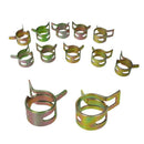 30Pcs 11/8/13mm Spring Band Type Fuel Vacuum Hose Silicone Pipe Tube Clamp  O1W4