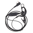 2 Pin Dual PTT Earpiece Headset Mic for Baofeng UV-82 UV-8D Walkie Talkies