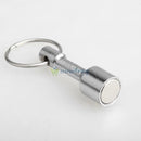 SN9F 2 Pcs Super-Strong Neodymium Pocket Chain Split Ring Keyrings Magnet Holder