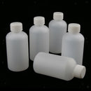 5x Plastic Empty Mouth Graduated Lab Chemical Container Reagent Bottle 250ml