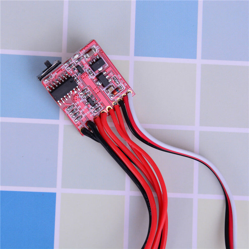 Rc esc 30a brush motor speed controller w/ brake for 1/16 1/18 rc car boat ta Gw