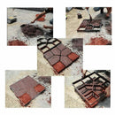 DIY Garden Pavement Concrete Stepping Stone Mold Garden Lawn Pathmate Stone F6T7