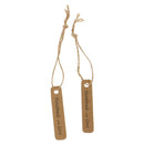 100x Kraft Paper Gift  Tags Handmade with Love Label Luggage Xmas String