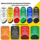 21 Piece Drill Brush Attachments Set Scrub Pads Sponge Power Scrubber Brush