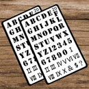 Bullet Journal Stencil Set Plastic Planner DIY Drawing Diary Template A3W9