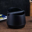 Knock Box Recycle & Rubber Bar Handle For Espresso Coffee Machines Black