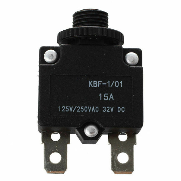 AC125/250V 15A Push Reset Button Circuit Breaker Overload Protector