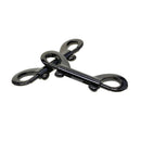 1 Pack Double End Gate Snap Hook Key Holder Alloy Clip Keychain  10 pieces
