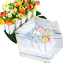 24pcs horse cupcake cake topper cake flags for party baking decor- OZ