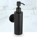 Liquid Hand Soap Dispenser Stainless Steel Wall Mounted Black Simple Bathro