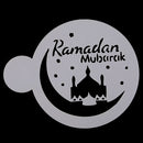 3pcs Eid Mubarak Cookies Stencil Ramadan Muslim Coffee Cake Template MoldTEUS