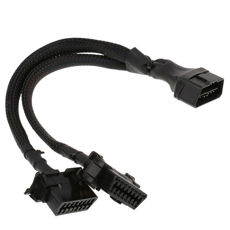 1 To 2  16 Pin Male To Female Y Splitter Extension Cable Adapter
