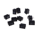 10X 2PIN ON/OFF Rectangle Rocker Switch Car Dashboard Dash Boat SPST 6A/250V Gw