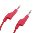 2Pieces Test Lead Banana Plug Male Stackable to Banana Plug 39inch