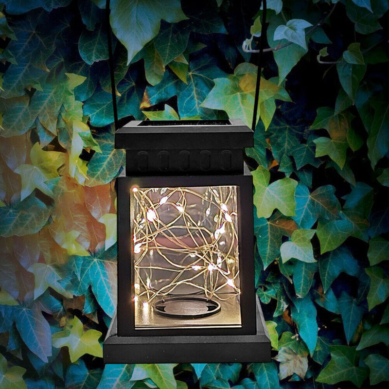 Solar Powered Lights 20 LED Outdoor Lighting Control Lanterns (Warm White)